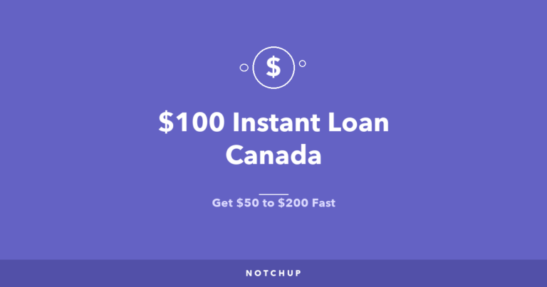 $100 Instant Loan Canada — $5 Flat Fee, 15-Minute e-Transfer (2026)
