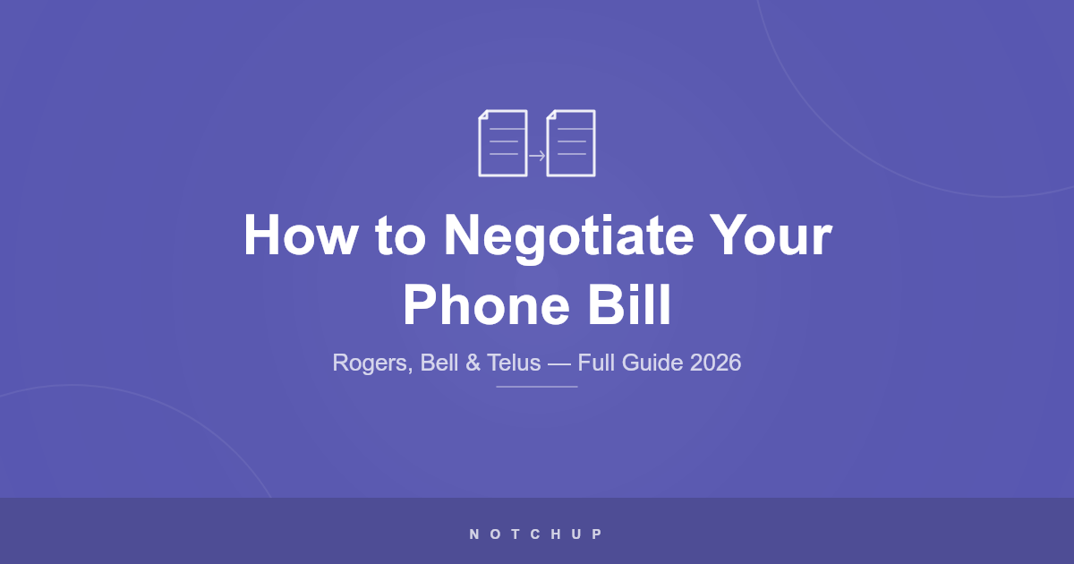How to Negotiate Your Phone and Internet Bill in Canada (2026)