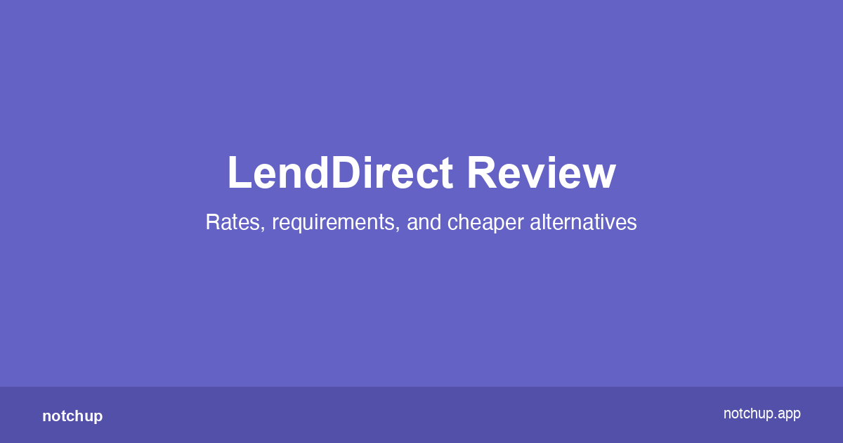 LendDirect Review Canada (2026): Rates, What You Actually Get, and When It’s Worth It
