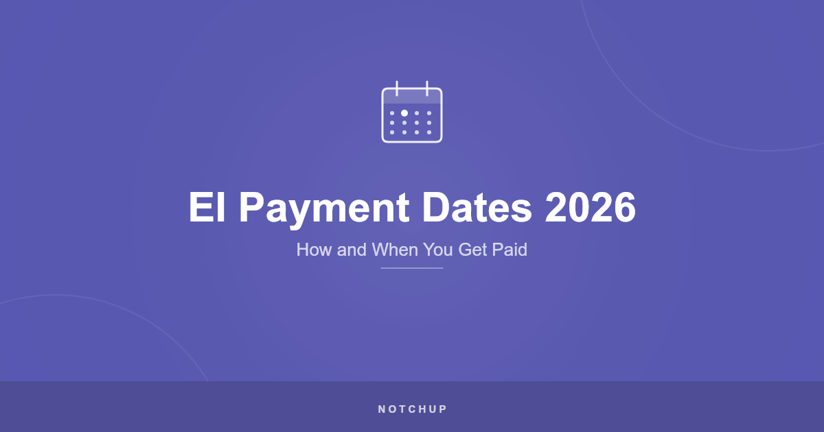 EI Payment Dates 2026: How and When You Get Paid