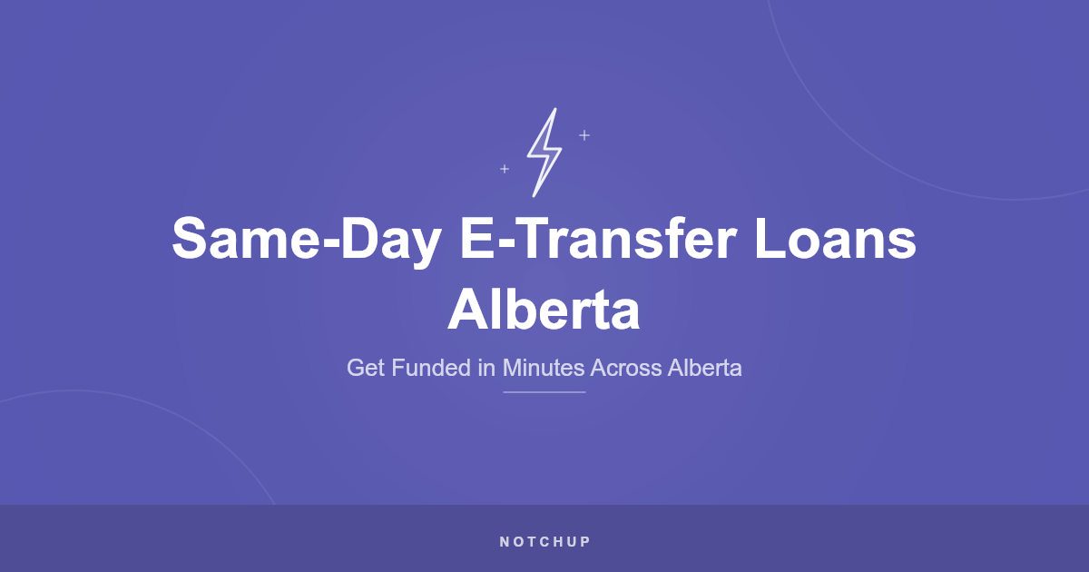 Same-Day E-Transfer Loans in Alberta (2026): Get Funded in Minutes