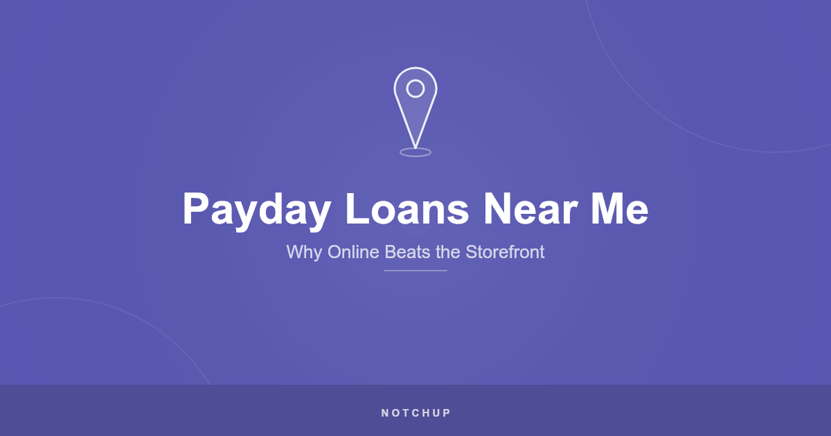 Payday loans near me: an online earned wage advance sends $5 flat by Interac e-Transfer instead of a storefront trip